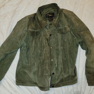 100% suede leather jacket